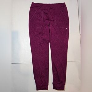 Xersion Girls Burgundy Leggings